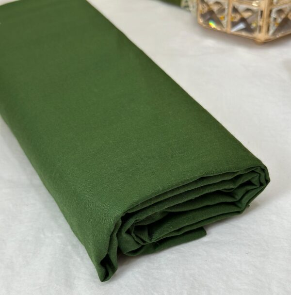 Pure Poly cotton unstitched suit A-0050(A )green4 - Image 3